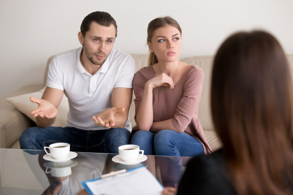 Odessa Divorce Mediator Meeting with Client